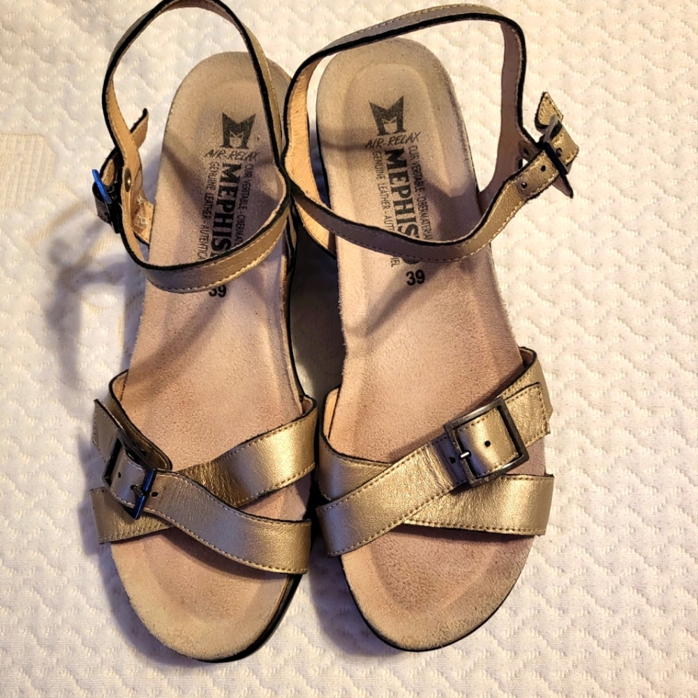 Mephisto Champagne Women's Sandals EU 39 / US 8-9